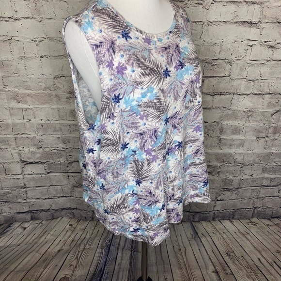 J.Jill Love Linen‎ Collection Palm Leaves Floral LP - Picture 4 of 8